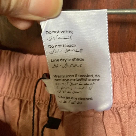 Khaadi Mauve Tunic with Cream embroidery and Trim - Picture 2 of 16